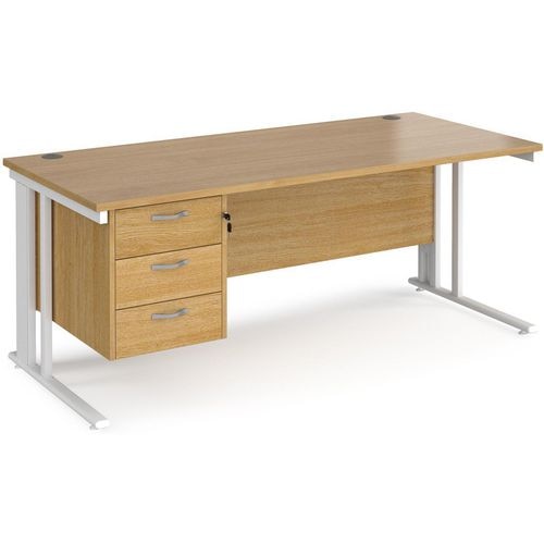 Dams International Desk MCM18P3WHO 1,800 x 800 x 725 mm