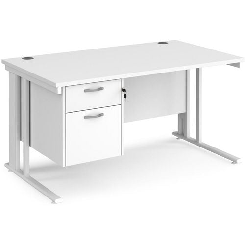Dams International Desk MCM14P2WHWH 1,400 x 800 x 725 mm