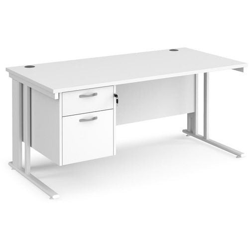 Dams International Desk MCM16P2WHWH 1,600 x 800 x 725 mm