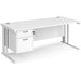 Dams International Desk MCM18P2WHWH 1,800 x 800 x 725 mm