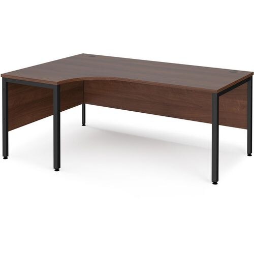 Dams International Left Hand Ergonomic Desk MB18ELKW 1,800 x 1,200 x 725 mm