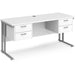 Dams International Desk MC616P22SWH 1,600 x 600 x 725 x 800 - 990 mm