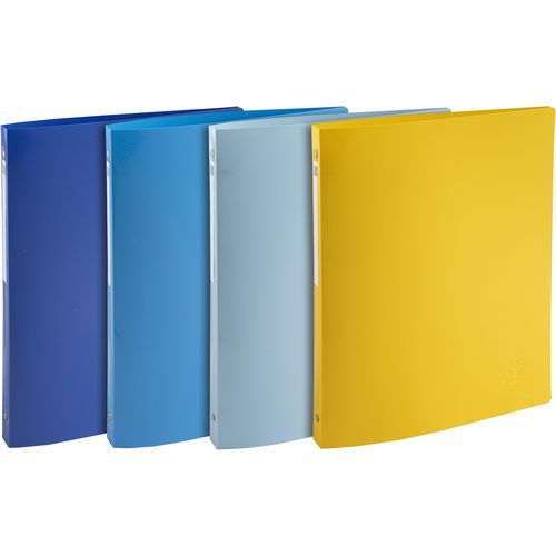 Exacompta BEE BLUE 15 mm Ring binder PP (Polypropylene) Recycled A4 4 ring Assorted Pack of 4