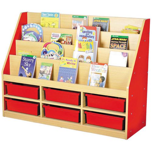 Profile Education Storage KB1-ML031-05SET Red 1,200 (W) x 400 (D) x 900 (H) mm