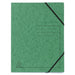 Elastic Folder Exacompta 555413E Mottled Pressboard Rubber Band 24 (W) x 0.3 (D) x 32 (H) cm Green Pack of 25
