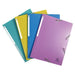 Exacompta Forever Young 3 Flap Folder 55190E PP (Polypropylene) Rubber Band 24 (W) x 0.3 (D) x 32 (H) cm Assorted Pack of 24