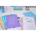 Exacompta Chromaline Pastel 3 Flap Folder 55177E PP (Polypropylene) Rubber Band 24 (W) x 0.2 (D) x 32 (H) cm Coral Pack of 25