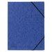 Elastic Folder Exacompta 555412E Mottled Pressboard Rubber Band 24 (W) x 0.3 (D) x 32 (H) cm Blue Pack of 25