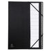 Exacompta Multipart File 5612E Balacron Black 25.8 (W) x 2.5 (D) x 34.2 (H) cm Pack of 12