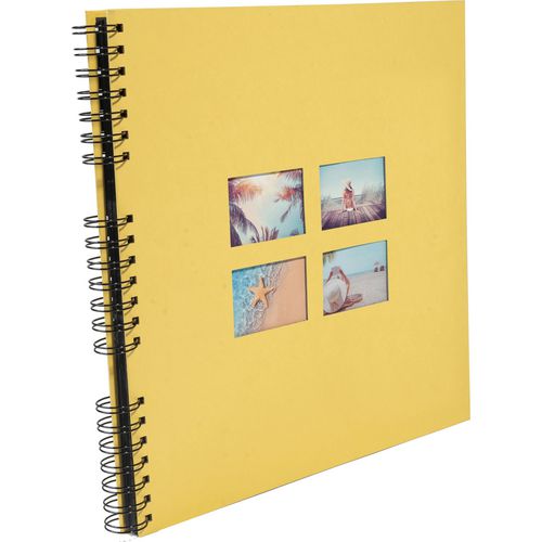 Exacompta Milano Photo Album Spiral Hardback Paper 33 x 35 x 3.3 cm Yellow