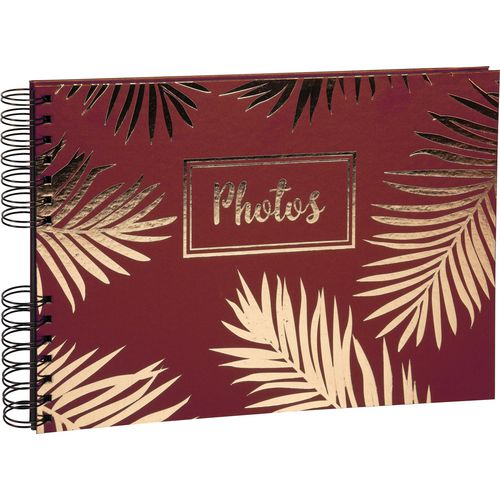 Exacompta Palma Photo Album Spiral Hardback Paper 22.8 x 33 x 3 cm Red