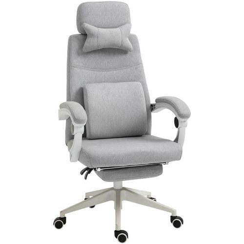 Vinsetto Manual Chair Grey Polyester, Sponge, PE