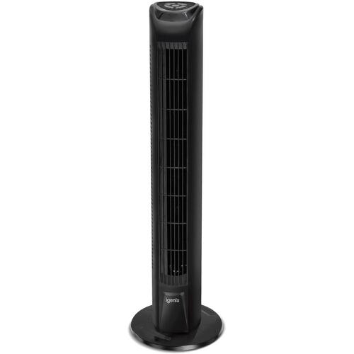 igenix Tower Fan Black 22 x 22 x 79 cm