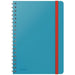 Leitz Cosy B5 Wirebound Notebook 4527 Soft Touch Ruled Blue 160 Pages