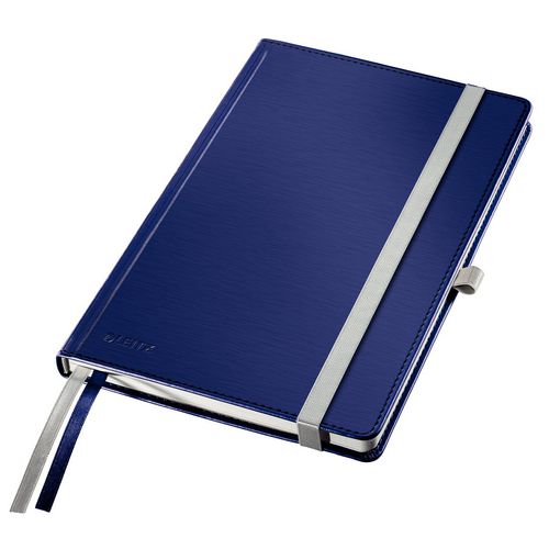 LEITZ Notebook A5 Ruled Paper Titan Blue Not perforated 80 Pages Pack of 5