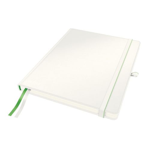 LEITZ Casebound Notebook Special format Ruled Paper White Not perforated 80 Pages Pack of 6