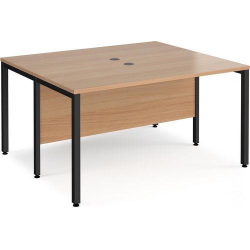 Dams International Desk MB1412BKB 1,400 x 1,200 x 725 mm