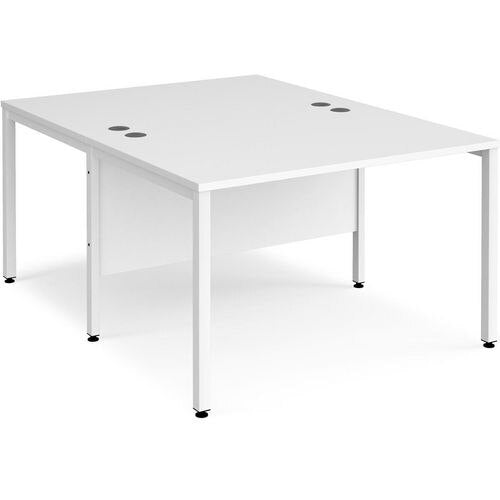 Dams International Desk MB1216BWHWH 1,200 x 1,600 x 725 mm