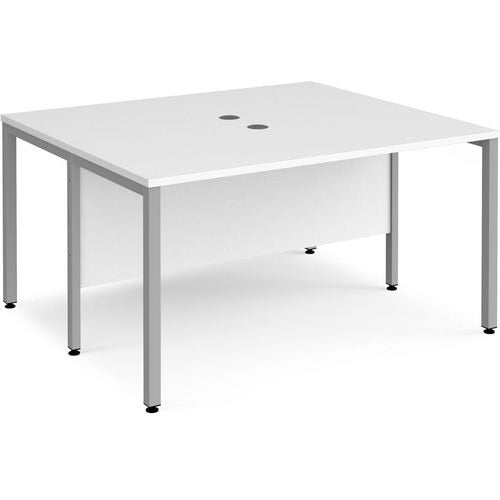Dams International Desk MB1412BSWH 1,400 x 1,200 x 725 mm