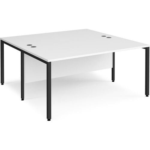 Dams International Desk MB1616BKWH 1,600 x 1,600 x 725 mm