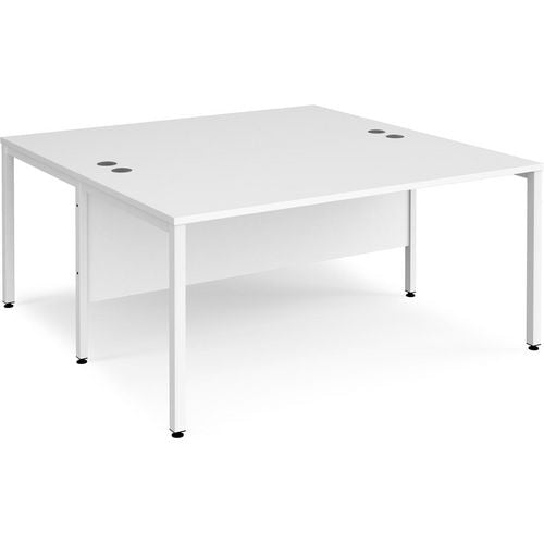 Dams International Desk MB1616BWHWH 1,600 x 1,600 x 725 mm