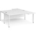 Dams International Desk MB18EBWHWH 1,800 x 2,000 x 725 mm
