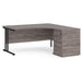 Dams International Desk with Pedestal EBK16RGO 1,600 x 1,626 x 725 mm