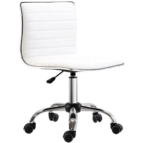 HOMCOM Office Chair 921-075 White 52 (W) x 48 (D) x 90 (H) mm