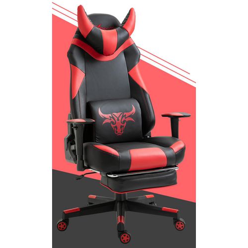 Vinsetto Gaming Chair 921-208V70RD Red 61 (W) x 71 (D) x 135.5 (H) mm