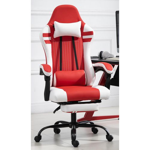 Vinsetto Gaming Chair 921-278V70RD Red 52 (W) x 62 (D) x 128 (H) mm