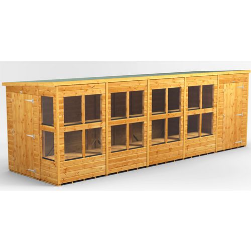 Power Pent Potting Shed 611.8 (W) x 611.8 (D) x 202.8 (H) cm 206PPPSC4