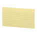Post-it Sticky Notes 635CY 76 x 127 mm Ruled 100 Sheets Per Pad Yellow Pack of 12