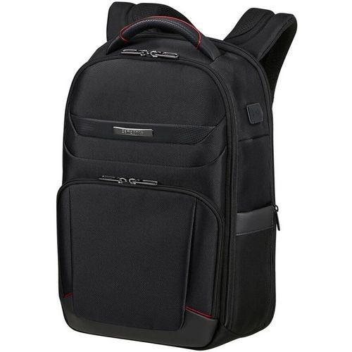 Samsonite Laptop Backpack SA2100 15.6 Inch Ballistisch nylon, Leather details, Recycled polyester 32 x 15 x 42 cm Black