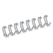 Fellowes Binding Wires 54453 Silver Pack of 100