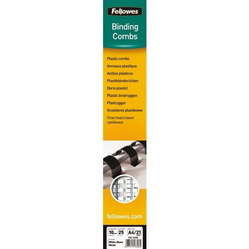 Fellowes Binding Wires 53308 10 mm White