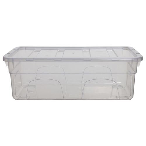 Whitefurze Spacemaster Storage Box + Lid 5 L Transparent 33 x 19 x 11 cm