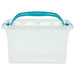 Whitefurze Carry Storage Box 7 L Transparent 31 x 20.5 x 17 cm