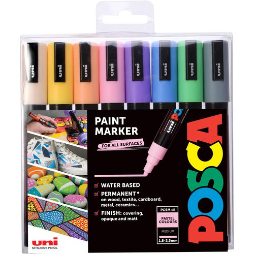 POSCA Paint Marker 153544854 Assorted Pack of 8