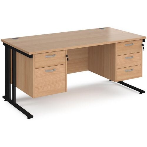 Dams International Desk MCM16P23KB 1,600 x 800 x 725 mm
