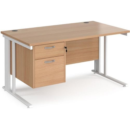 Dams International Desk MCM14P2WHB 1,400 x 800 x 725 mm
