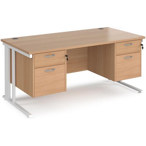 Dams International Desk MCM16P22WHB 1,600 x 800 x 725 mm