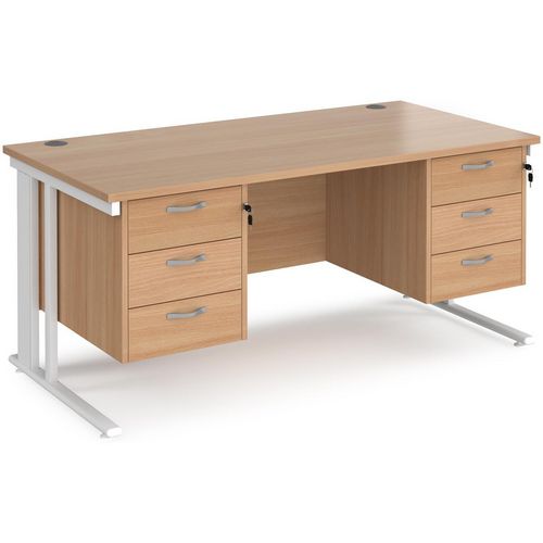 Dams International Desk MCM16P33WHB 1,600 x 800 x 725 mm