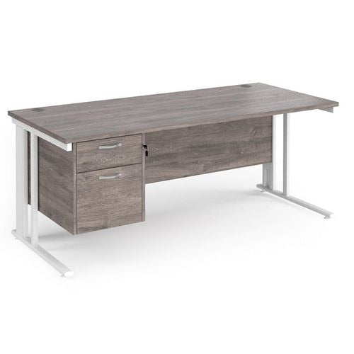 Dams International Desk MCM18P2WHGO 1,800 x 800 x 725 mm