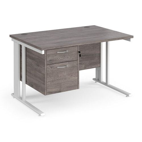 Dams International Desk MCM12P2WHGO 1,200 x 800 x 725 mm