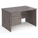 Dams International Maestro 25 Desk Wood Grey Oak 1,200 x 800 x 725 mm