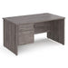 Dams International Maestro 25 Desk Wood Grey Oak 1,400 x 800 x 725 mm