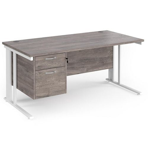 Dams International Desk MCM16P2WHGO 1,600 x 800 x 725 mm
