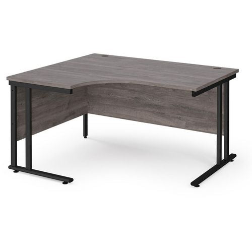 Dams International Left Hand Ergonomic Desk MC14ELKGO 1,400 x 1,200 x 725 mm