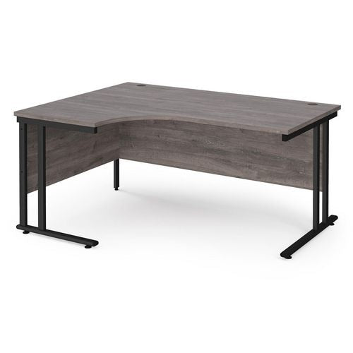 Dams International Left Hand Ergonomic Desk MC16ELKGO 1,600 x 1,200 x 725 mm