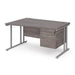 Dams International Wave Desk MC14WLP2SGO 1,400 x 725 x 800 - 990 mm